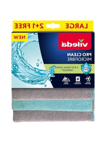 3'lü Paket Aktif Enzimli Mikrofiber Temizlik Bezi ürün görseli 1