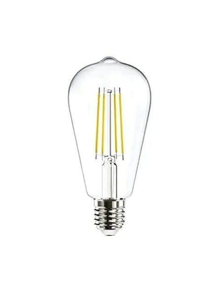 Sarı Işıkta ST64 Filaman Lamba - 4W, E27 Duy ürün görseli 1