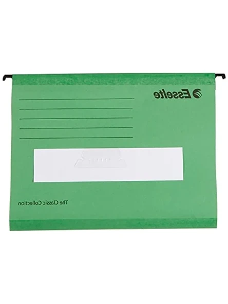 Yeşil Klasik Askılı Dosya, A4 Boyut - Resim 2