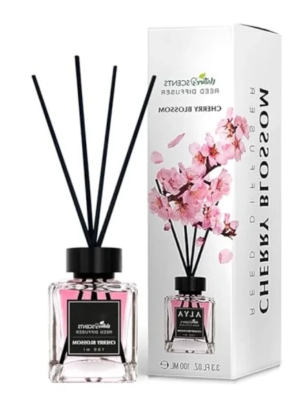 Kiraz Çekirdeği Aromalı Bambu Çubuklu Oda Kokusu ürün görseli 1