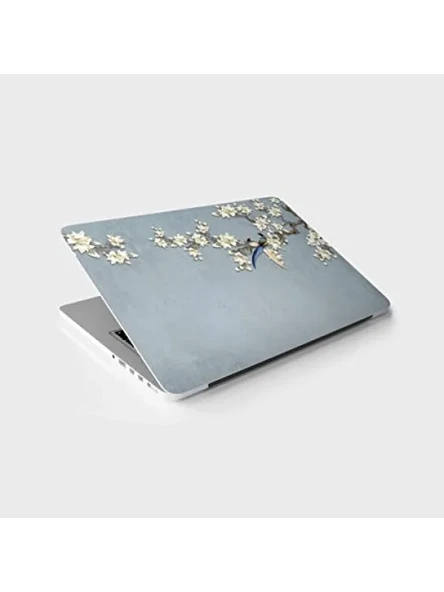 Ağaç Kuş Temalı Laptop Sticker, Etiket ürün görseli 1