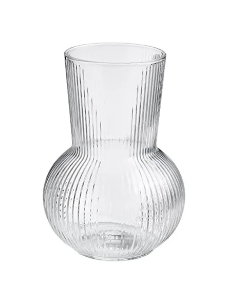 Yuvarlak Cam Vazo - 17 cm ürün görseli 1