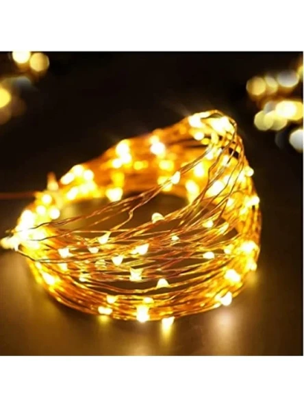 10 Metre Sarı Peri Led Işık ürün görseli 1
