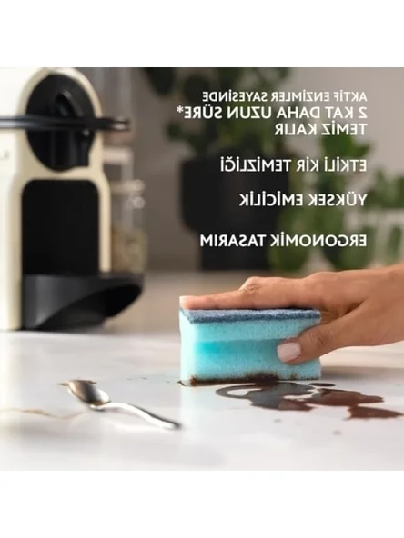 Aktif Enzimli Oluklu Sünger, 3'lü Paket - Resim 3