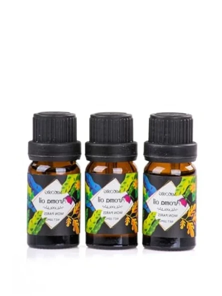 Mon Paris Kokulu Esansiyel Uçucu Yağ Seti - 3x10 ml ürün görseli 1