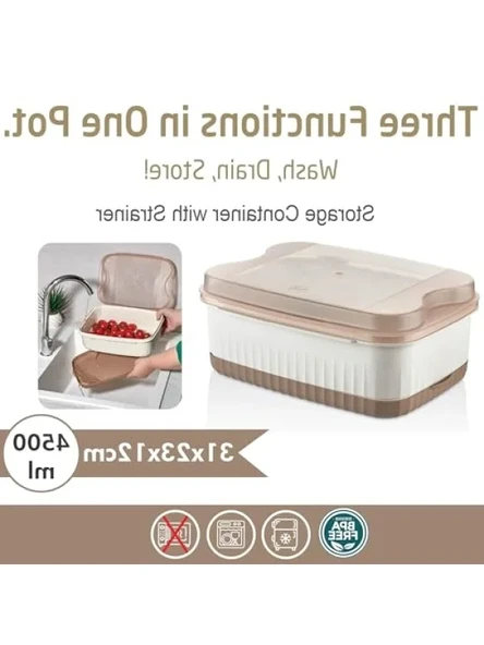Rüya Süzgeçli Saklama Kabı, 4500 Ml - Resim 2