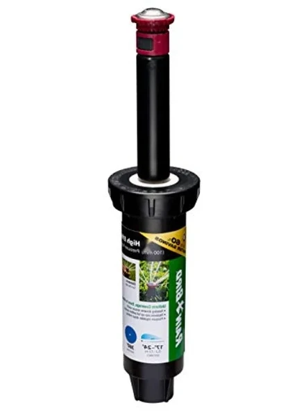 Yüksek Verimli Döner Sprinkler, 360° Püskürtme, 17'-24' Mesafe, 10 cm Yükseklik ürün görseli 1