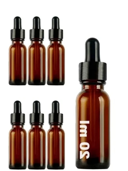 20 ml Metal Kapaklı Damlalık Şişesi, 6 Adet ürün görseli 1