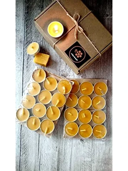 Ekonomik Boy Balmumu Tealight Mum - 24 Adet ürün görseli 1
