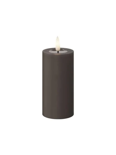 Alevsiz LED Mum - Moka Renk - 5 x 10 cm ürün görseli 1