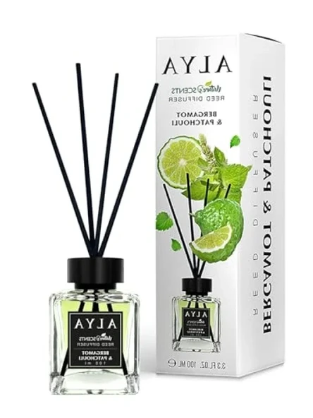 Bambu Çubuklu Oda Kokusu - Bergamot ve Paçuli ürün görseli 1
