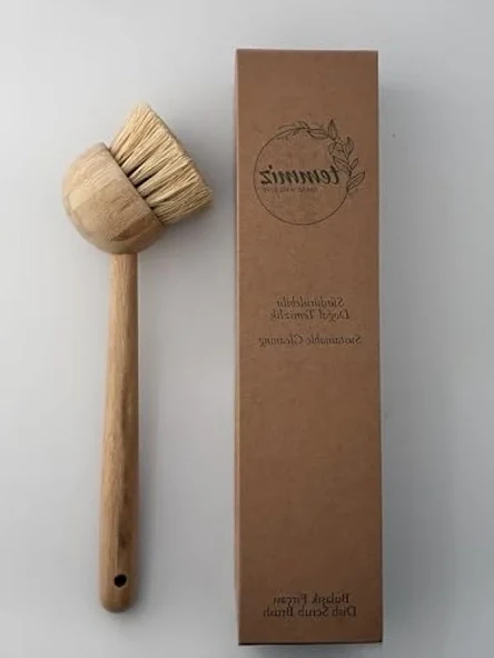 Bambu Saplı Sisal Lifli Bulaşık Fırçası ürün görseli 1