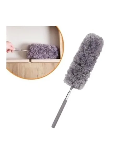 140 cm Uzatılabilir Mikrofiber Toz Alma Fırçası - Yumuşak Başlık ürün görseli 1