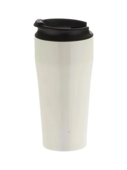 400 ml Krem Renkli Bardak Termos - Sıcak ve Soğuk İçecekler için Uygun ürün görseli 1
