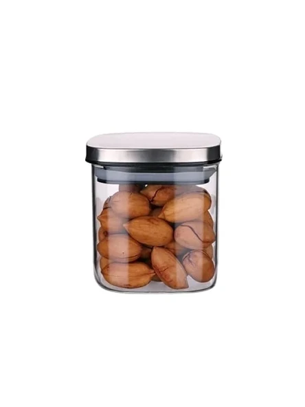 Hava Geçirmez Borosilikat Cam Kavanoz - 450 ml ürün görseli 1
