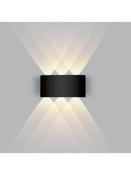 Modern Çift Yönlü Duvar Aydınlatma Led Aplik 10 Watt Desenli (Gün Işığı) ürün görseli 1