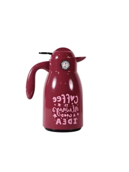 Dekorlu Termos - 1 Litre Kapasite ürün görseli 1