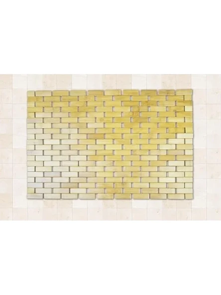 Doğal Bambu Banyo Paspası - 50x80 cm - Resim 3