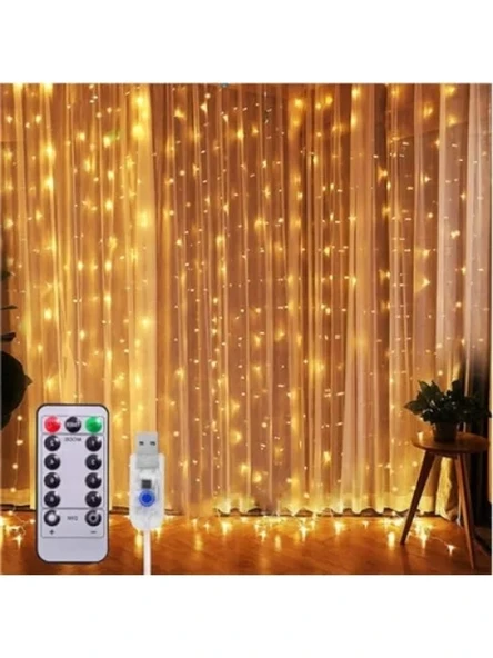 Kumandalı Peri Tel LED Aydınlatma, 300 LED - Resim 3