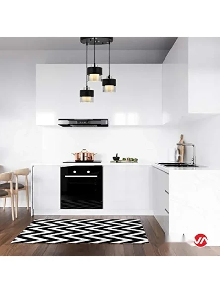 Metal ve Cam Modern Avize, E27 Soket, 40 cm - Resim 2