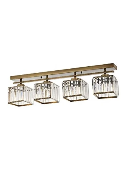 Modern Metal Kristal Avize - E27 ürün görseli 1