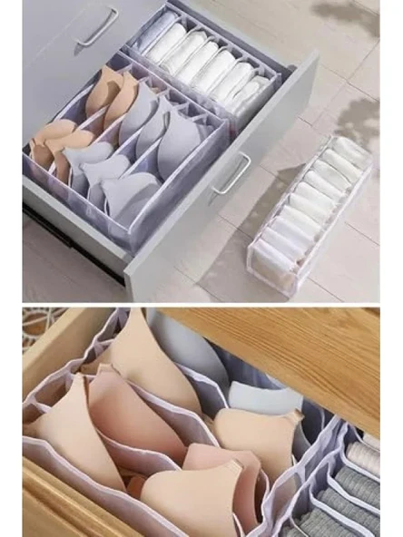 8 Bölmeli Şeffaf Sütyen Düzenleyici Organizer ürün görseli 1