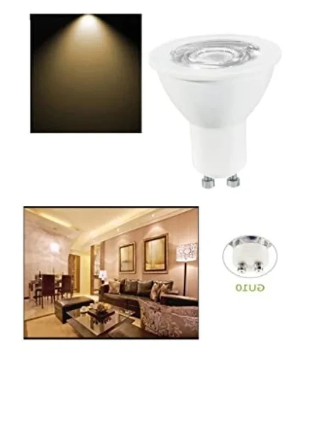 5W LED Spot Ampul - Sarı, GU10 Duy - Resim 3