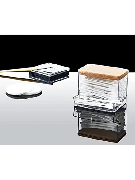 Şık Ahşap Görünümlü 3'lü Organizer Set - Mutfak ve Banyo Düzenleyici ürün görseli 1