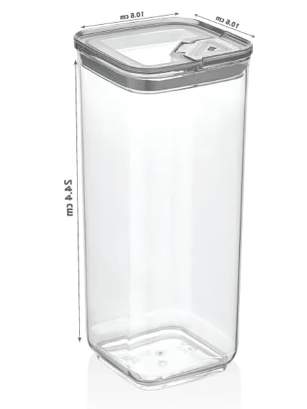 Pratik Kare Saklama Kabı - 3x1700 ml ürün görseli 1