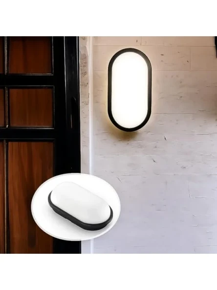 Oval LED Tavan ve Duvar Lambası, 15W IP65 ürün görseli 1
