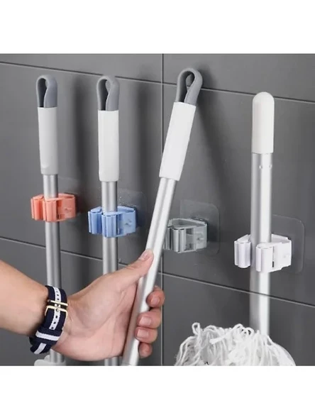 Yapışkanlı Pratik Mop Tutucu (4 Adet) ürün görseli 1