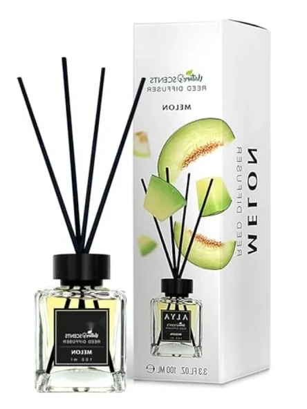 Bambu Çubuklu Oda Kokusu, Kavun Aroması - Resim 3