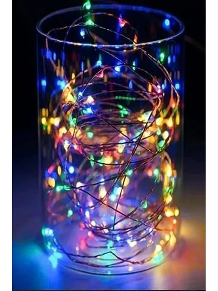 Pilli Dekoratif Peri LED Işık (3 Metre, RGB) ürün görseli 1