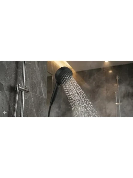 Yüksek Basınçlı Su Tasarruflu Duş Başlığı, Kolay Montaj - Resim 2