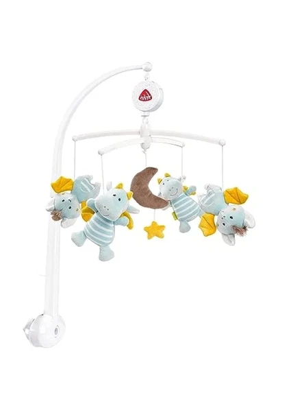 Sevimli Hayvanlarla Müzik Kutusu Mobil Bebek Oyuncağı ürün görseli 1
