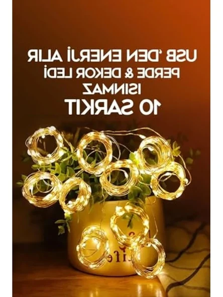 Kumandalı Peri Tel LED Aydınlatma, 300 LED - Resim 2