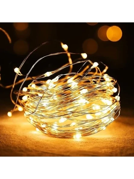 3 Metre Sarı Peri Led Işık - Pilli Aydınlatma Şerit ürün görseli 1