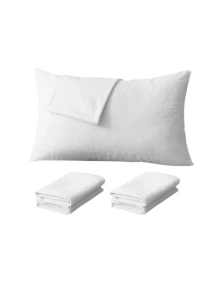 Su Geçirmez Yastık Alezi - 2'li Set, %100 Pamuk, 50x70 cm ürün görseli 1