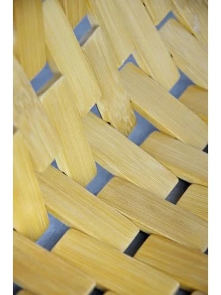 Doğal Bambu Banyo Paspası - 50x80 cm - Resim 2
