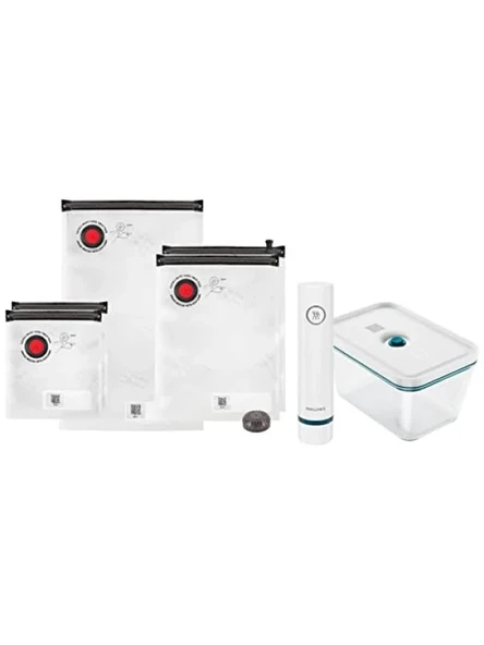 7 Parçalı Cam Vakumlu Saklama Seti - Fresh & Save ürün görseli 1