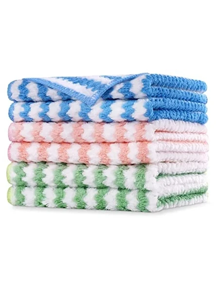 6 Adet Süper Emici Mikrofiber Temizlik Bezi - 25x25 cm ürün görseli 1