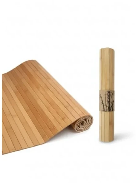 Kaydırmaz Tabanlı Lüks Bambu Paspas, 45x70 cm ürün görseli 1