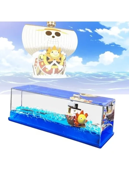 "Thousand Sunny" Temalı Batmaz Gemi Şişesi - Dekoratif ve Eğlenceli ürün görseli 1