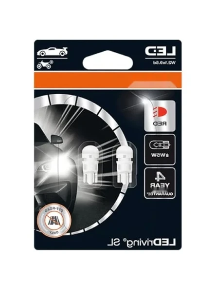 12V Kırmızı LED Ampul - 2 Adet ürün görseli 1
