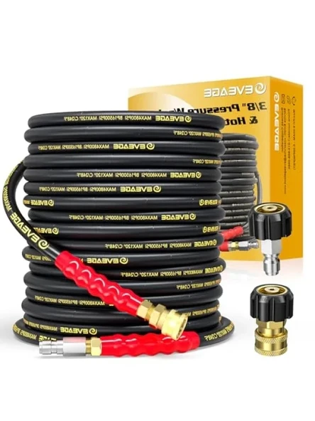 50 ft Yüksek Basınçlı Yıkama Hortumu - 4800 PSI Güçlü Yapı ürün görseli 1