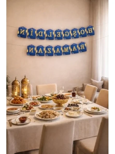 Ramazan Temalı Dekoratif Süsler - İftar ve Sahur İçin Aksesuarlar ürün görseli 1