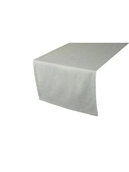 Gri Renkli Casual Runner, 45x150 cm - Resim 3