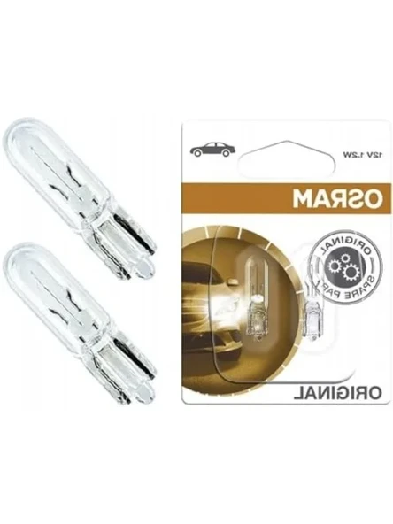 12V 1.2W Mini Dipsiz Gösterge Ampul Seti (2 Adet) ürün görseli 1
