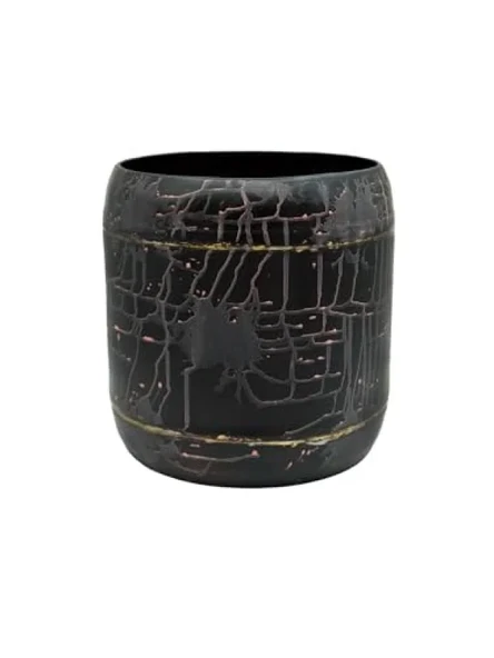 Estetik Metal Saksı - 27x27 cm ürün görseli 1