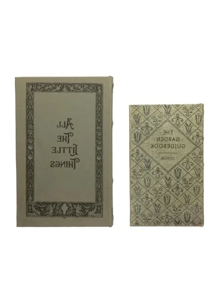 MDF ve Kanvas Kitap Saklama Kutusu Seti, 2'li ürün görseli 1
